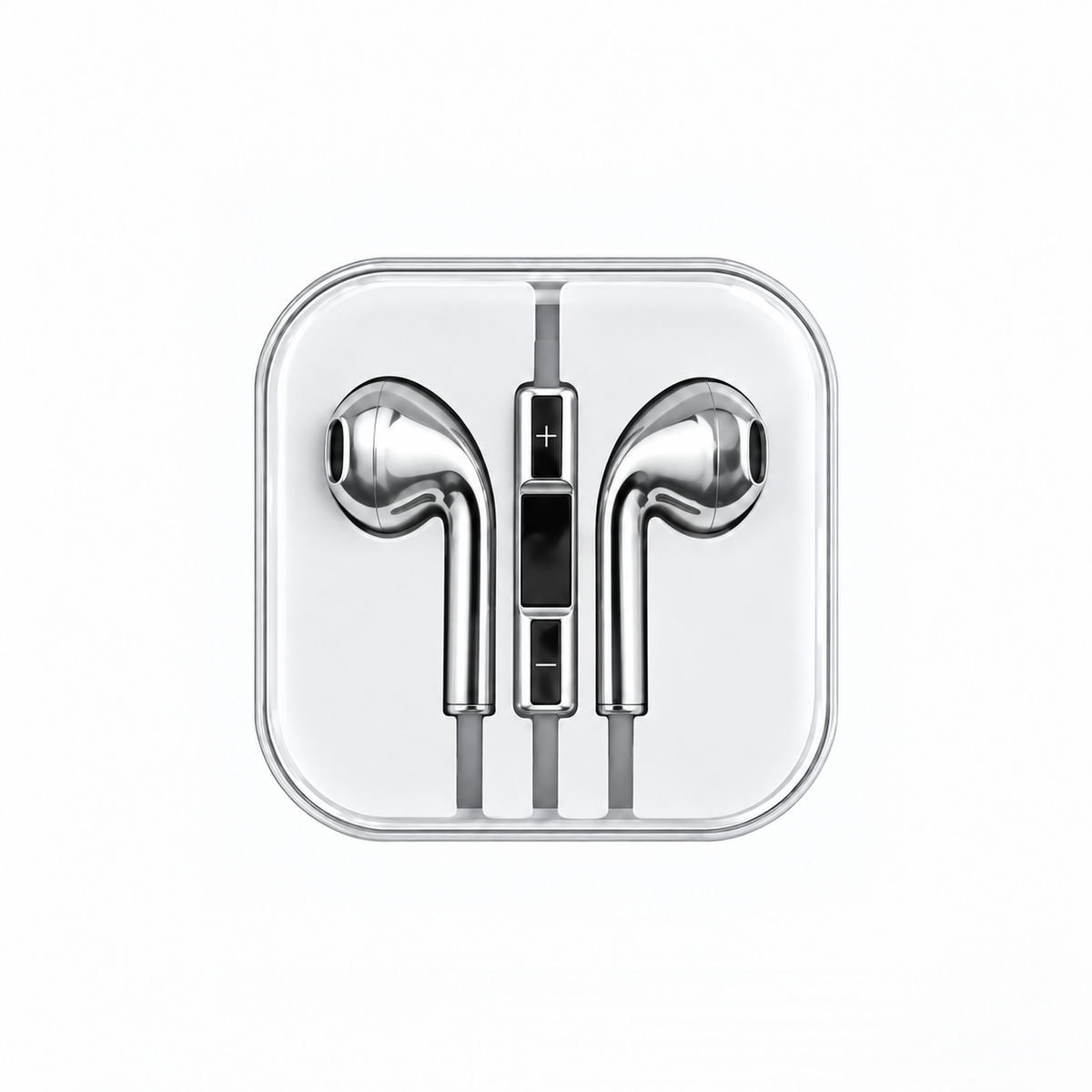 chrome wired earbuds