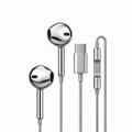 chrome wired earbuds