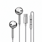 chrome wired earbuds